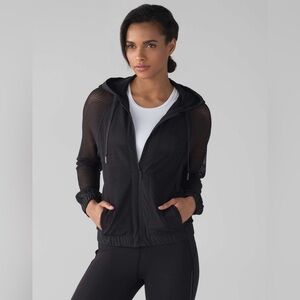❌Sold❌Lululemon Mesh on Mesh Jacket - Black